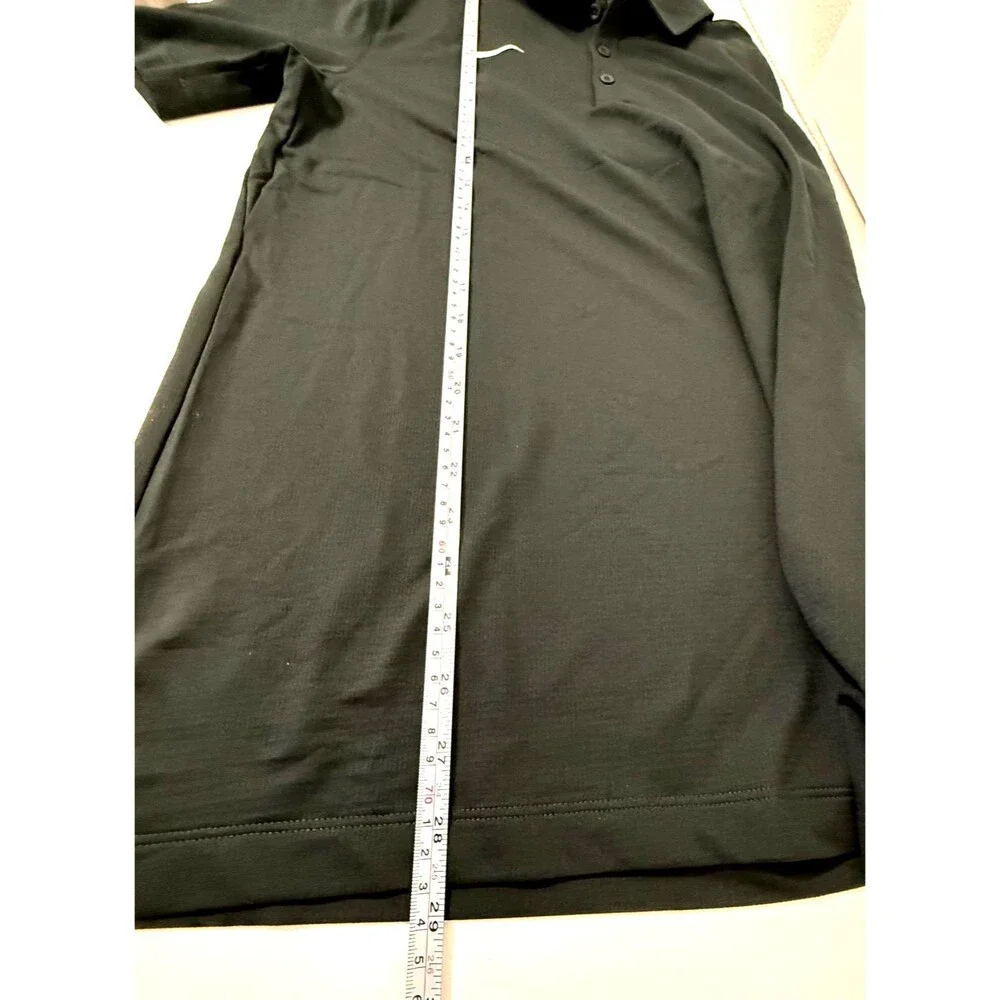 Nike Dri-FIT Polo Shirt Mens Medium Black Short Sleeve Golf Athletic NWT